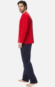 MEN'S RED PAJAMAS LEMONS BEAR MINERVA